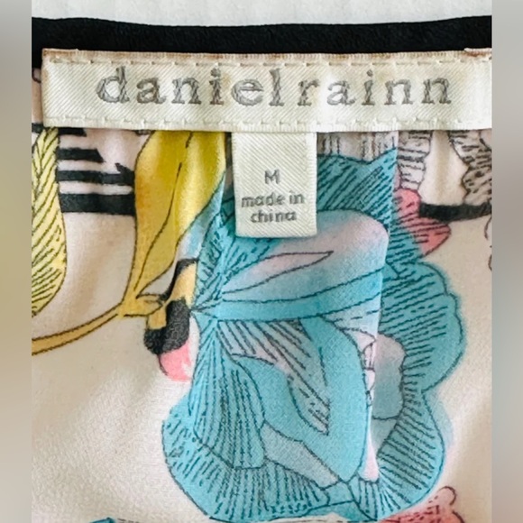 Daniel Rainn Spring Colorful Floral Blouse with Tassels size Medium - Picture 4 of 12